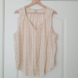 Sleeveless summer top